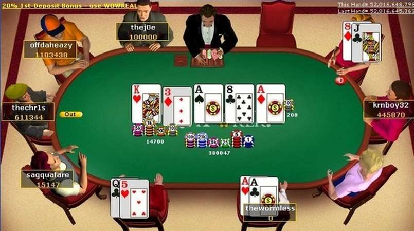API trò chơi poker